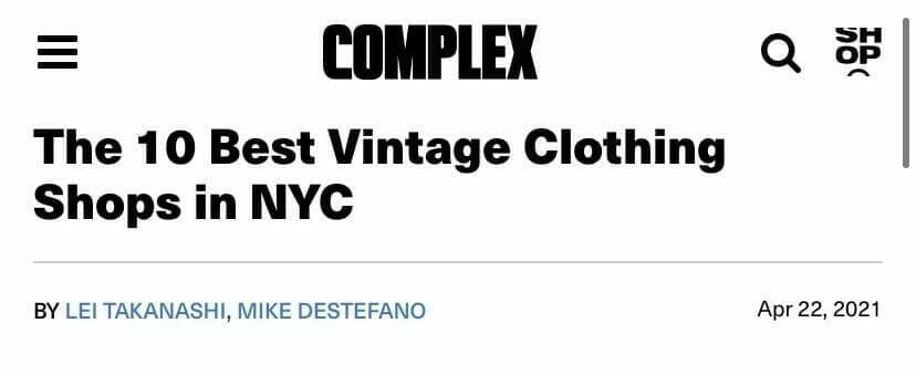 “The 10 Best Vintage Clothing Shops in NYC”