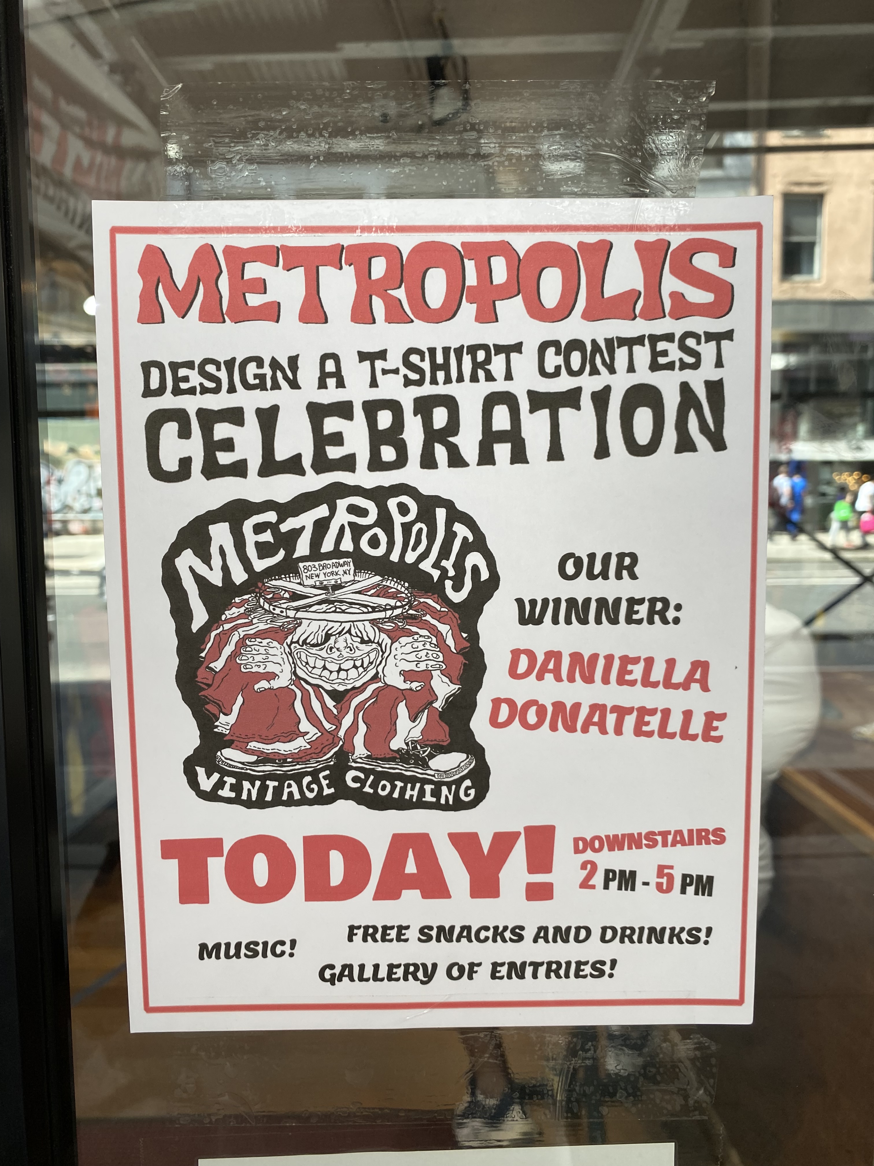 Some of the fantastic artists who participated in Metropolis T-Shirt Design contest!