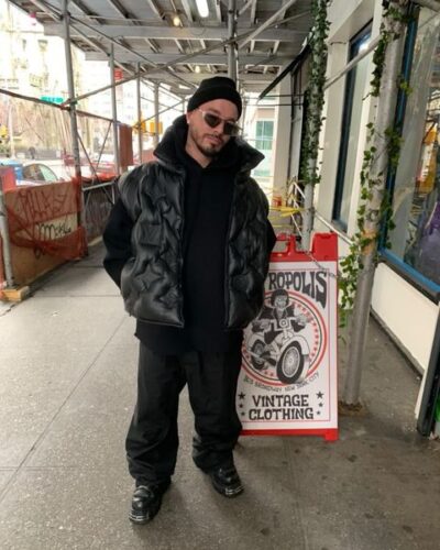 J BALVIN SHOPPING AT METROPOLIS VINTAGE